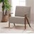 Fauteuil Larus - Gris/noyer