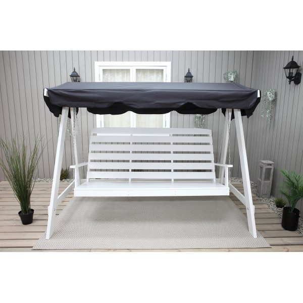 Hamac Pelle - Blanc/noir + Nettoyage textile pour meubles