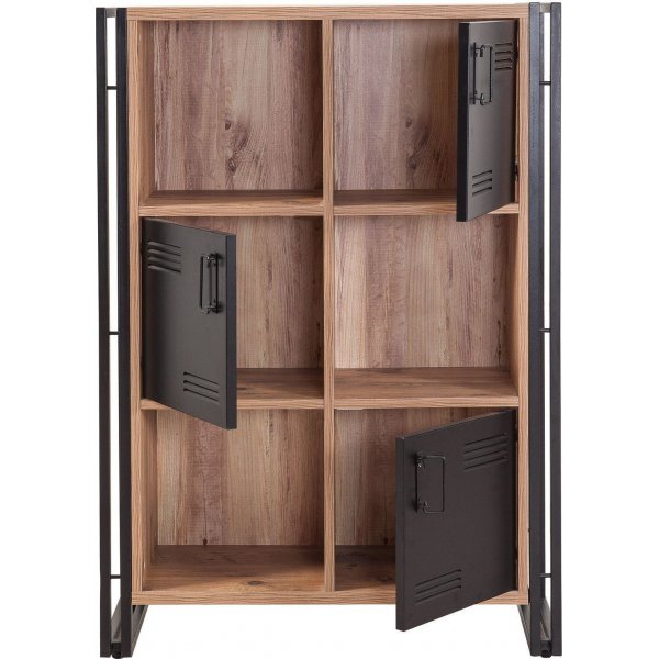 Cosmo Neva boekenkast - Grenen/zwart Cosmo Neva boekenkast - Grenen/zwart