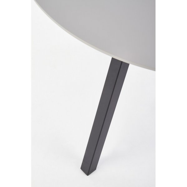 Table à manger Valarauk Ø100 cm - Gris clair/noir Table à manger Valarauk Ø100 cm - Gris clair/noir