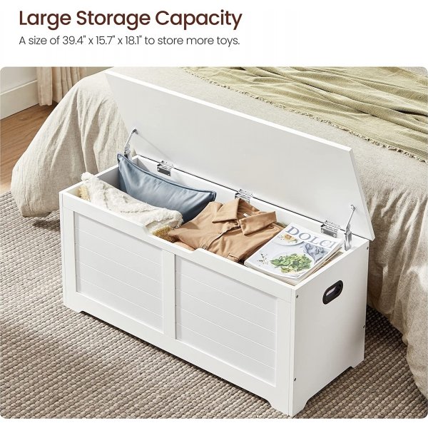 Coffre de rangement Todd - Blanc