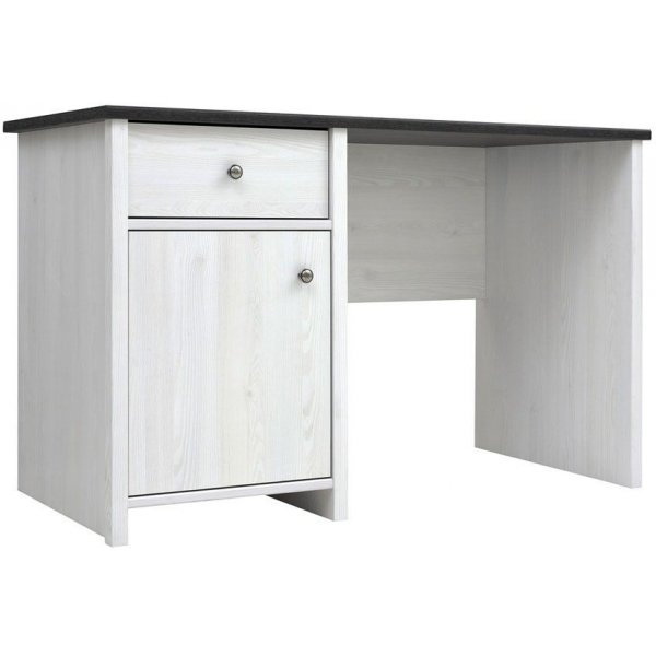 Salvador bureau 120 cm - Wit/zwart Salvador bureau 120 cm - Wit/zwart