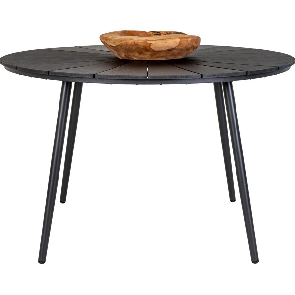 Table à manger Atlanta Ø120 cm - Noir Table à manger Atlanta Ø120 cm - Noir