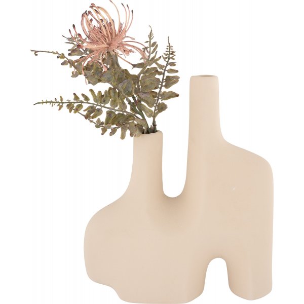 Vase Florero double - Beige sable