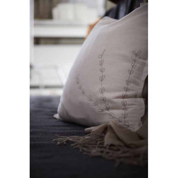 Amie kussenhoes 45 x 45 cm - Gebroken wit