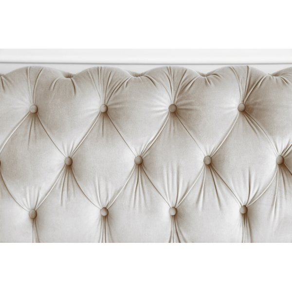 Bank 2-zits chesterfield beige - Milton