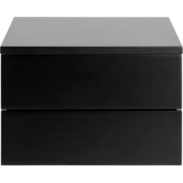 Avignon vägghängt sängbord 37 x 32 cm - Svart Avignon vägghängt sängbord 37 x 32 cm - Svart