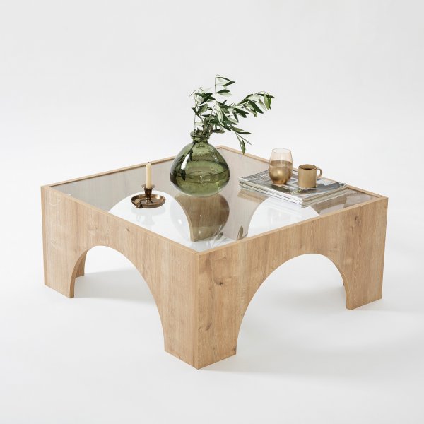 Table basse Seine 80 x 80 cm - Chêne Table basse Seine 80 x 80 cm - Chêne