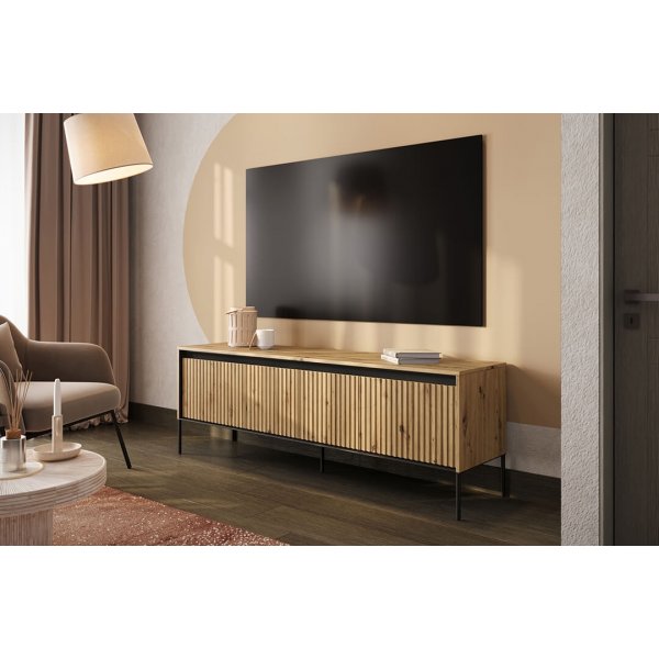 Trend TV-bänk B167 cm - Artisan ek/svart Trend TV-bänk B167 cm - Artisan ek/svart