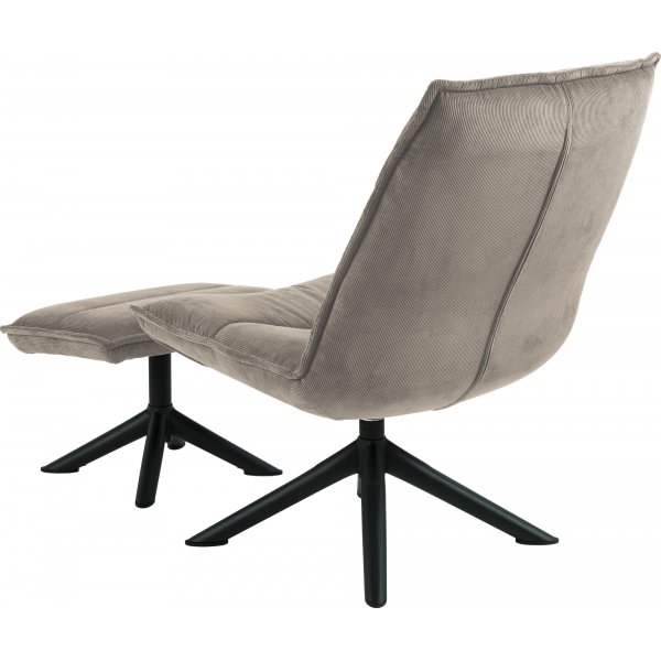 Blizzard ftlj med fotpall - Beige