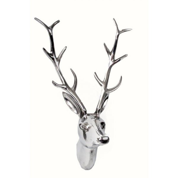 Vggdekoration hjorthuvud horn - blank
