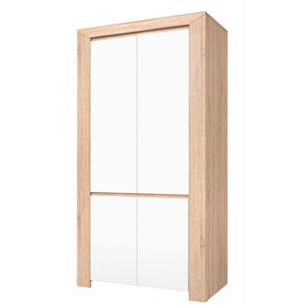 Clark garderob - Ek/vit Clark garderob - Ek/vit