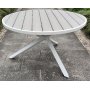 Ekens matbord 120 - Vit/Gr-polywood
