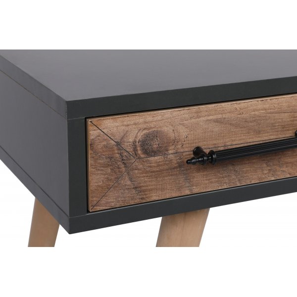 Bureau Milano 105x55 cm - Anthracite/pin
