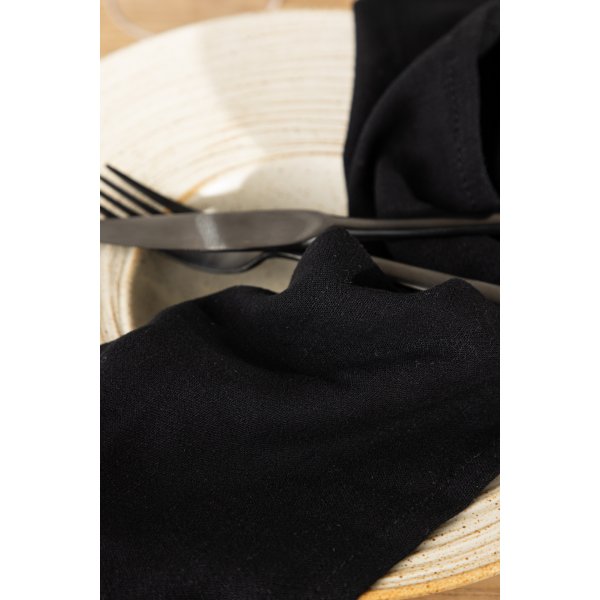 Serviette Wabi sabi - Noir