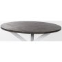 Skagen runt matbord - Vit/brun