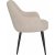 Fauteuil Tho - Beige/noir