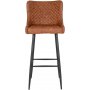 Dallas Barstol - Vintage brun/svart