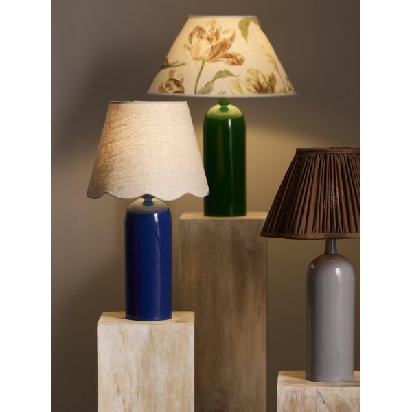 Lampe de table Carter - Bleu/Lin - 46 cm Lampe de table Carter - Bleu/Lin - 46 cm