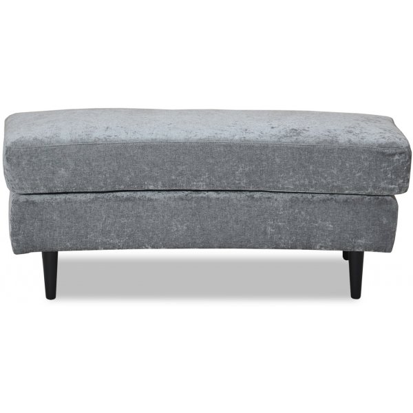 Gotland böjd fotpall - Oxford mörkgrå Gotland böjd fotpall - Oxford mörkgrå