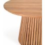 Saltö runt utebord i teak Ø120 cm + Textilskydd för möbler