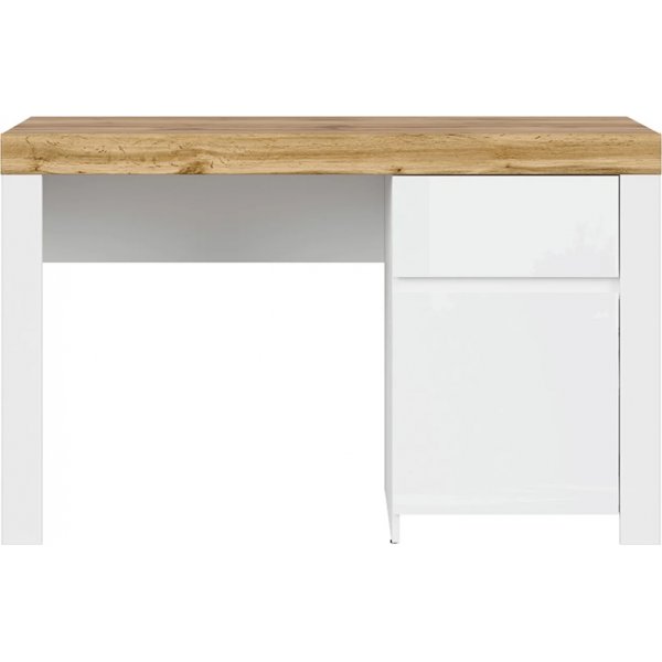 Bureau Holten 130,2 x 56,5 cm - Blanc/chne