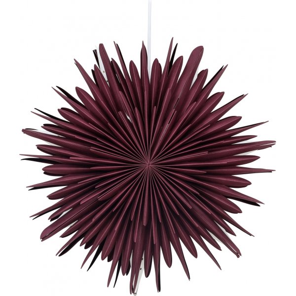 Sälen adventsstjärna 46 cm - Mörkröd