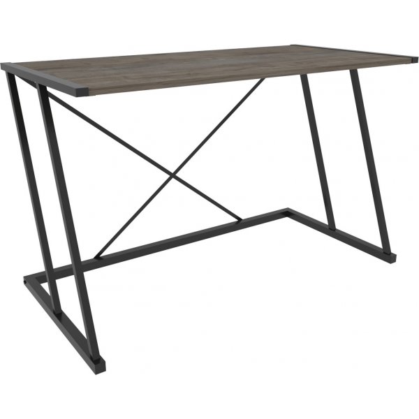 Adelaide skrivbord 114 x 60 cm - Svart/mrkgr