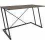 Adelaide skrivbord 114 x 60 cm - Svart/mrkgr
