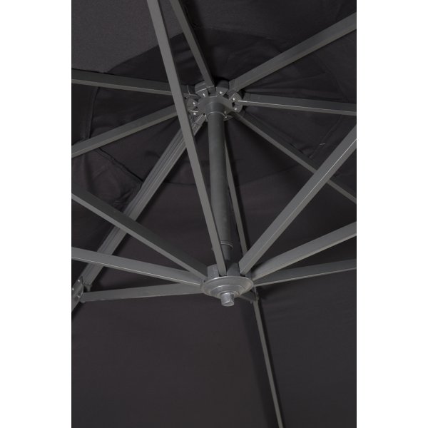 Parasol réglable Leeds Ø350 cm - Noir Parasol réglable Leeds Ø350 cm - Noir