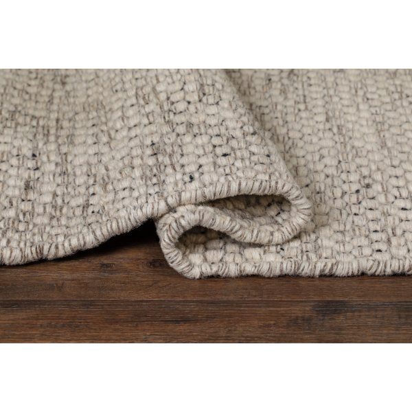 Torekov handvvd matta Vit