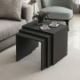 Nebes satsbord 45/50/55 x 36/38/40 cm - Antracit