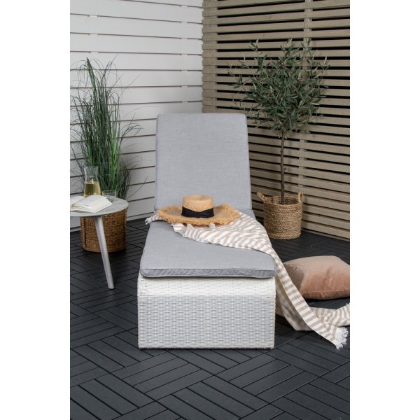 London solsäng - Vit London solsäng - Vit