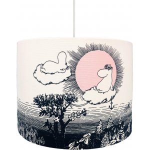 Cylinder Moomin sky taklampskärm - Sky - 35 cm