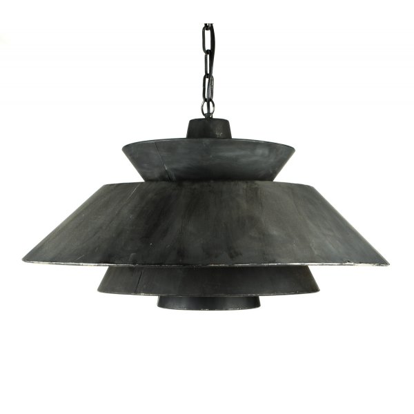 Taklampa Plt 68 - Svart/mssing