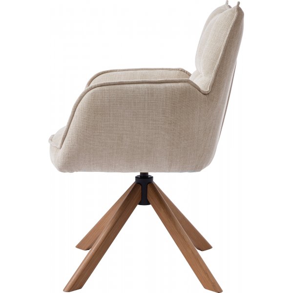 Choice karmstol - Linne/ek Choice karmstol - Linne/ek