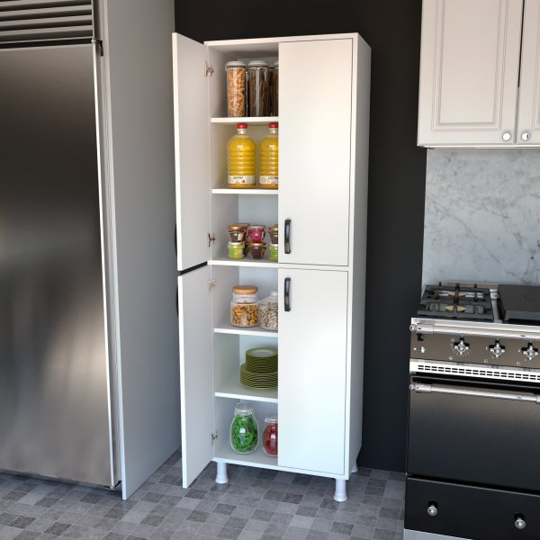 Armoire mexicaine 191 cm - Blanc Armoire mexicaine 191 cm - Blanc