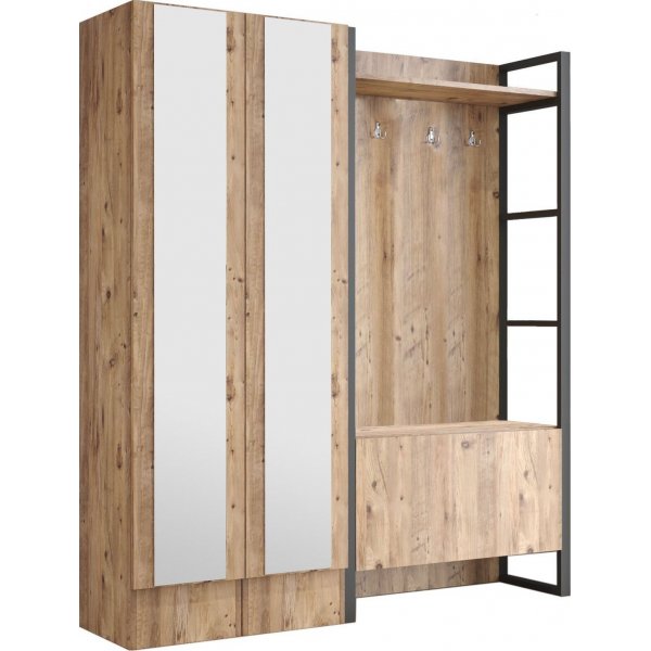 Meuble d'entrée en métal 18 - Pin Meuble d'entrée en métal 18 - Pin