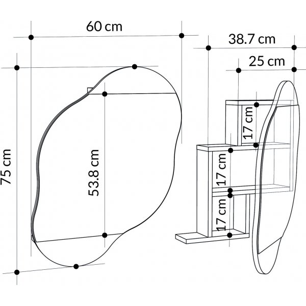 Wolkenspiegel - Licht mokka
