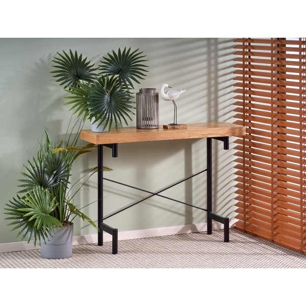 Dante avlastningsbord 106 x 30 cm - Ek/svart Dante avlastningsbord 106 x 30 cm - Ek/svart