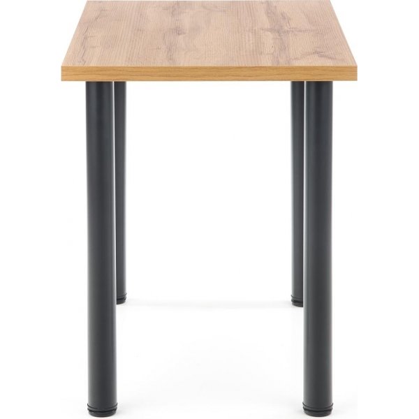 Table à manger Buno 90 cm - Chêne Wotan/noir Table à manger Buno 90 cm - Chêne Wotan/noir