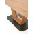 Hemming matbord 90x160-220 cm - Ek/svart