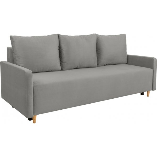 Sigma 3-sits bäddsoffa - Grå Sigma 3-sits bäddsoffa - Grå