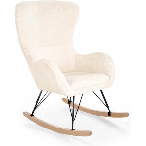 Chaise  bascule Doro - Blanc crme/noir + Dtachant pour meubles