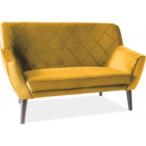 Kier 2-sits soffa - Orange sammet