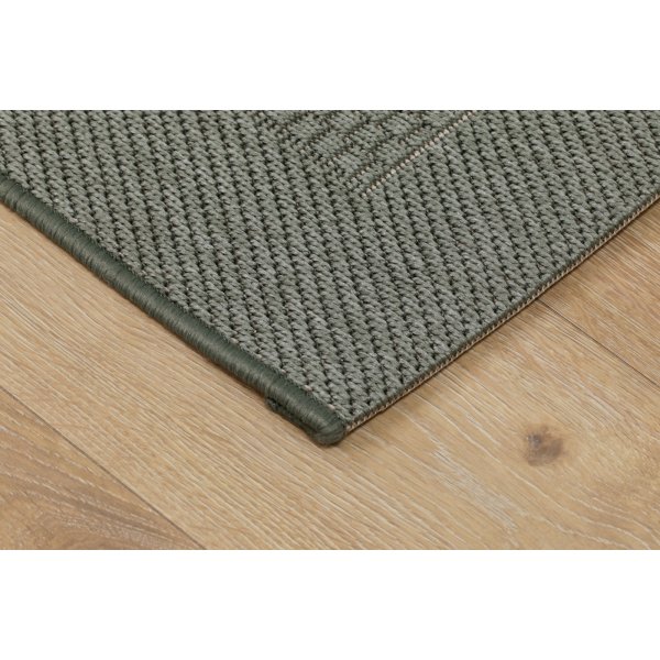 Miami platgeweven tapijt Groen