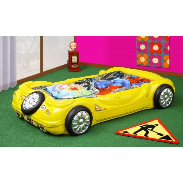 Bobo racerbil barnsng- Valfri frg!