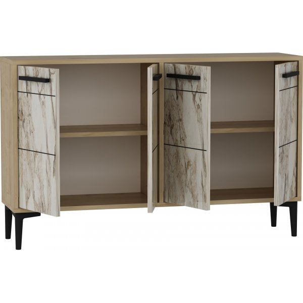 Stria skänk - Safir ek/marmor Stria skänk - Safir ek/marmor