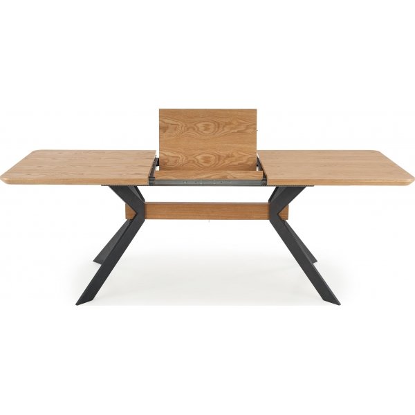 Table  manger Bermuda 160-220 cm - Chne/noir