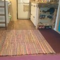Hel nöjd! Passade perfekt i mitt lilla hus på hjul :) Handgjord matta - Home - Pastell - Handvävd bomull